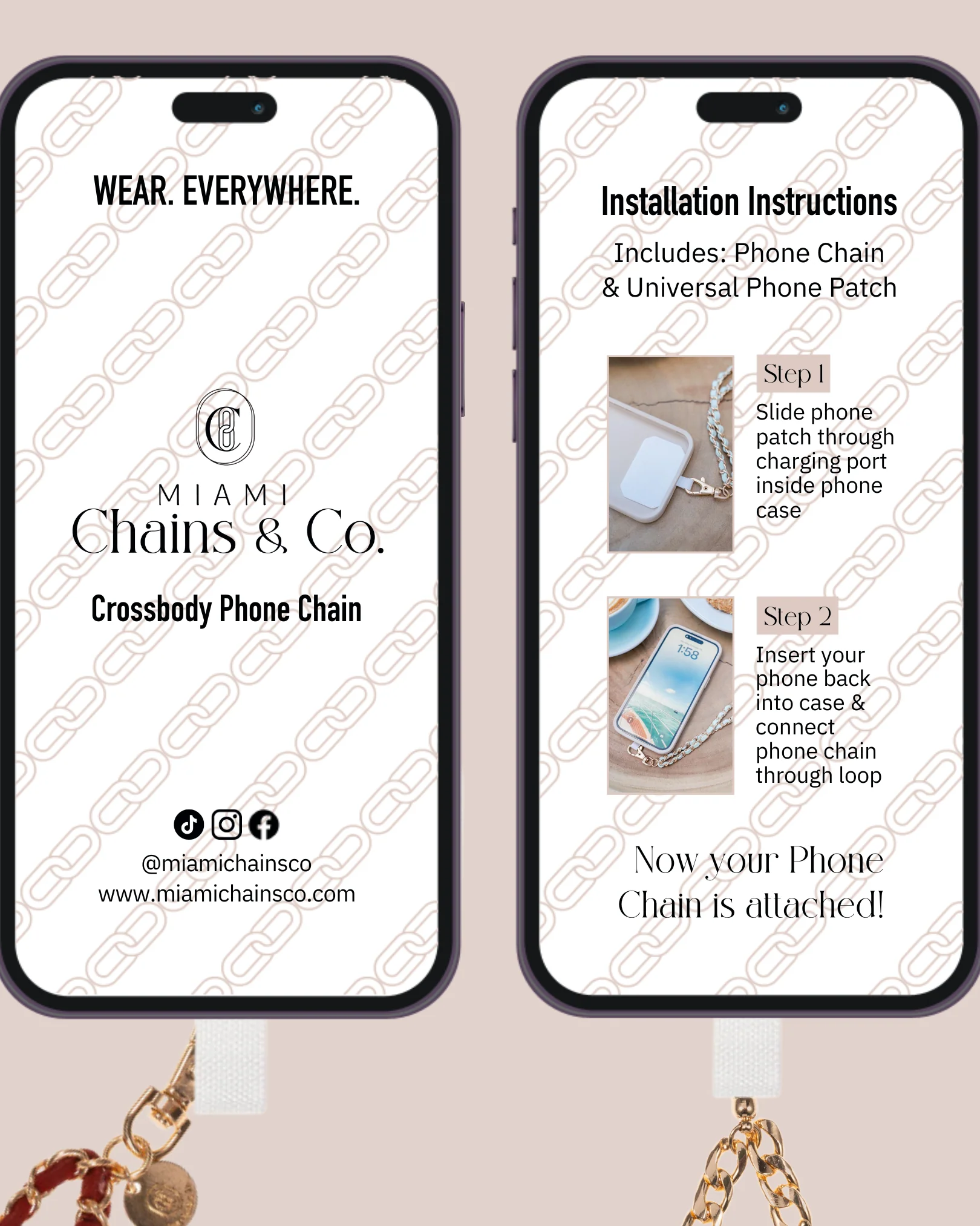 ‘The Domino Effect’ Crossbody Phone Chain - Image 2