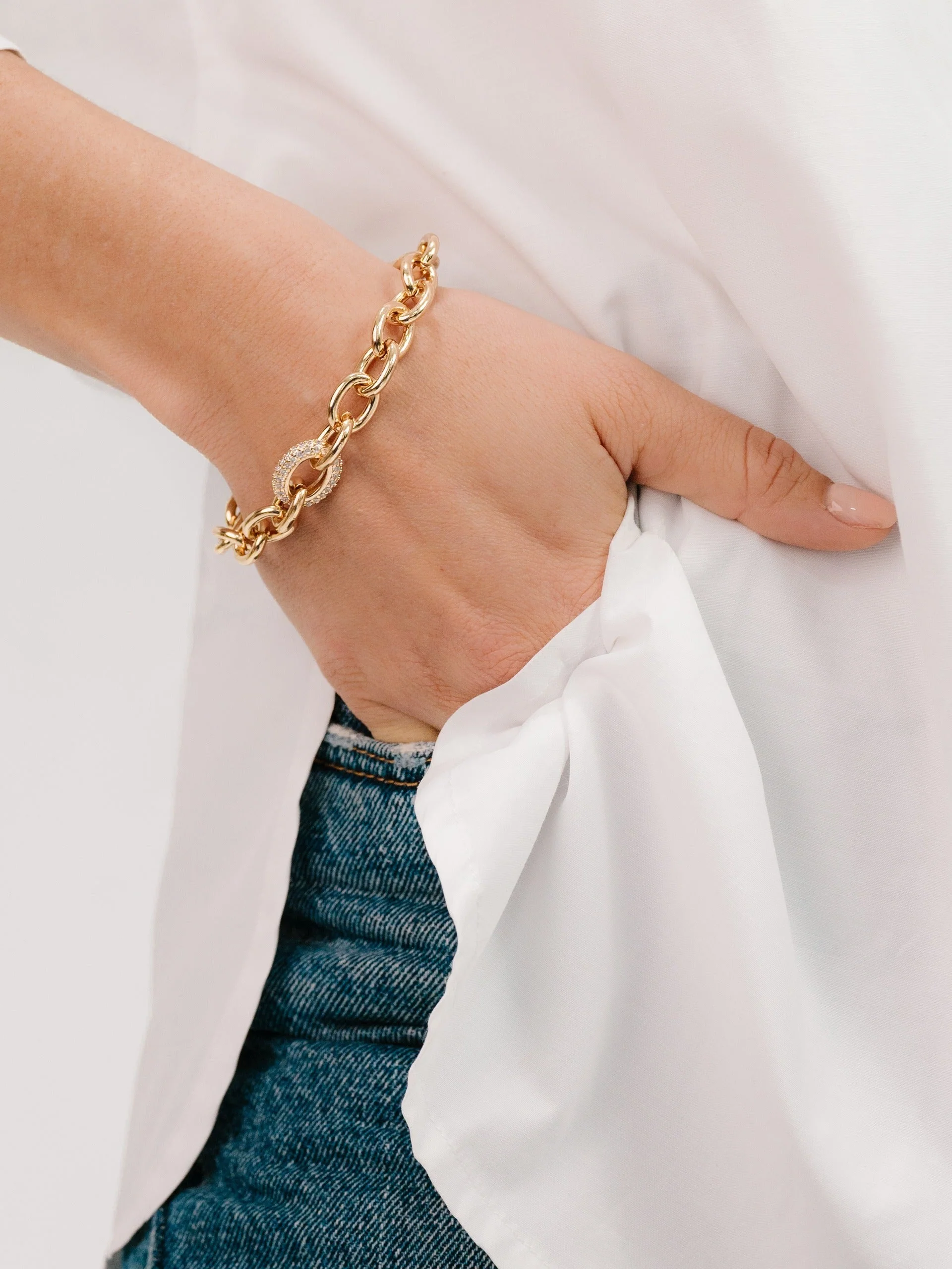 True to You Chain Bracelet - Image 2