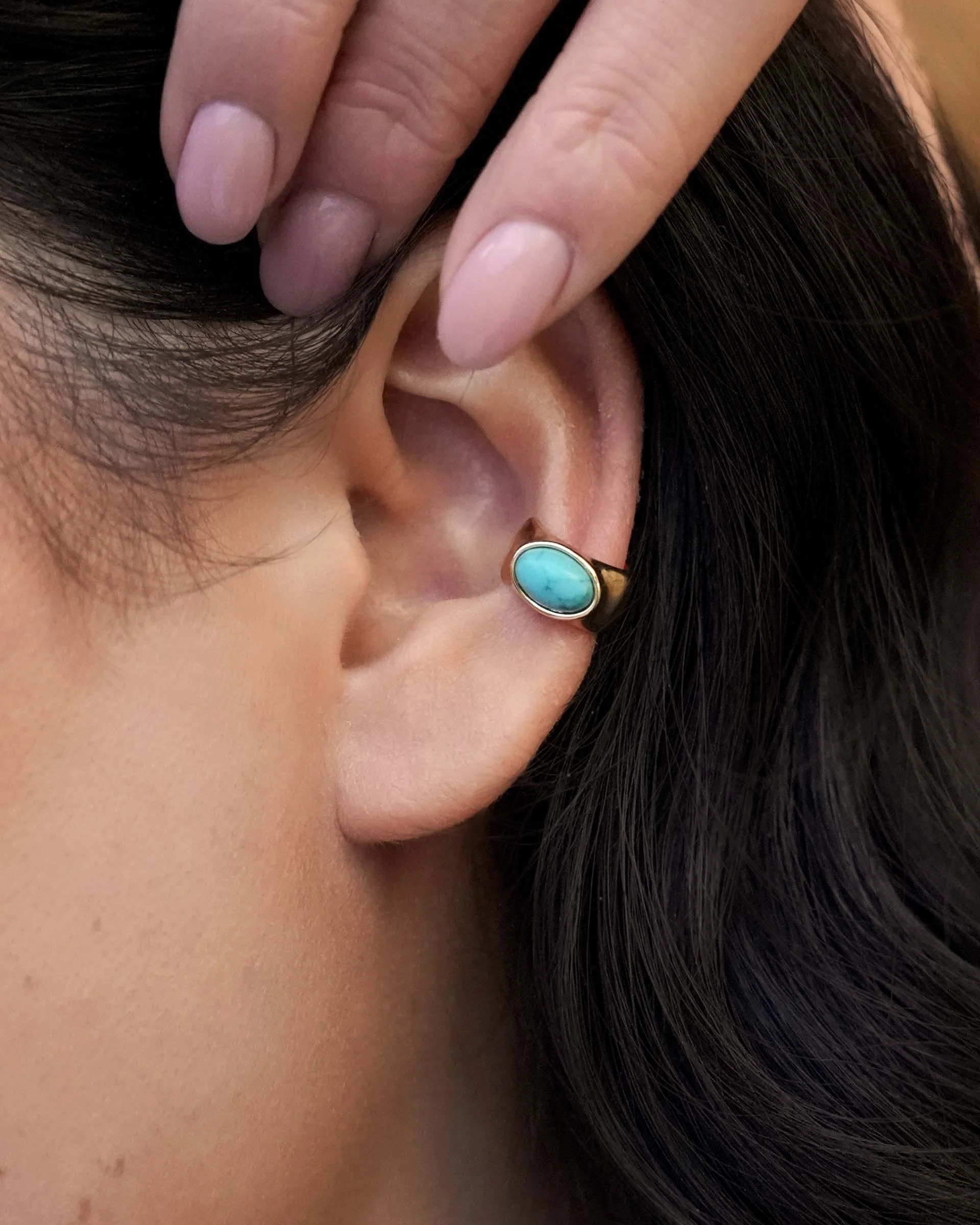 Turquoise Solstice Ear Cuff - Image 2